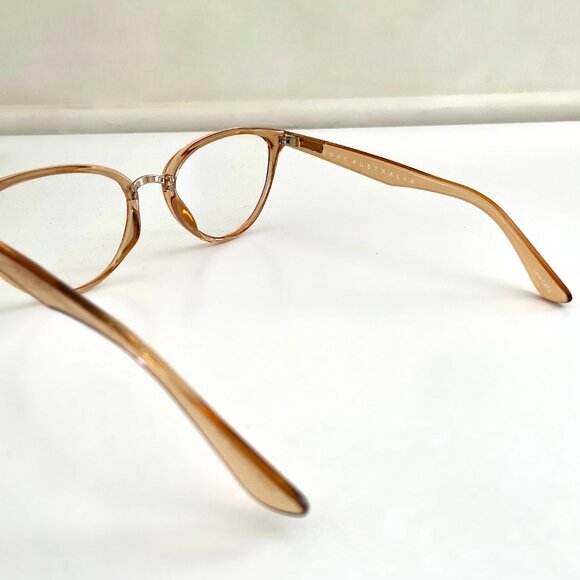 QUAY AUSTRALIA “Rumours” Cat Eye Blue Light Glasses (Champagne) – NWT 🥂✨ - Picture 11 of 11